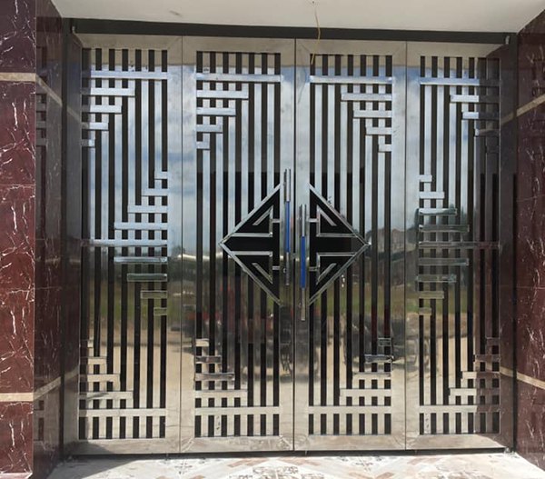 cửa cổng inox
