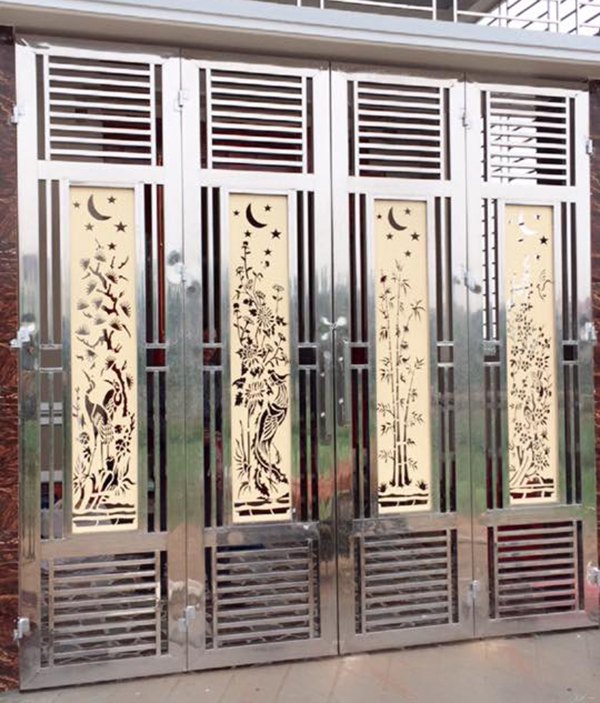 cửa cổng inox