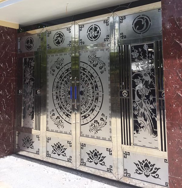 cửa cổng inox