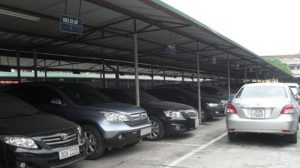 mái che bãi gủi xe