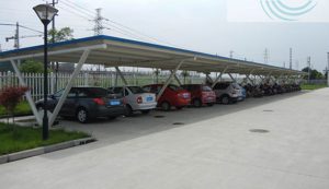 mái che bãi gủi xe