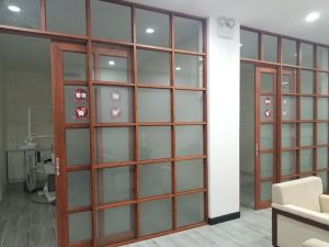 vách ngăn nhôm kính